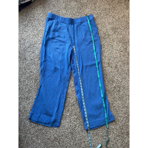 TALBOTS womens AIRY GAUZE PULL ON cotton Pants, size XL - Picture 9 of 10